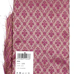Pañuelo de Poliéster 120x120 cm  Estilo Clásico con Flecos poliester Mod pp4 