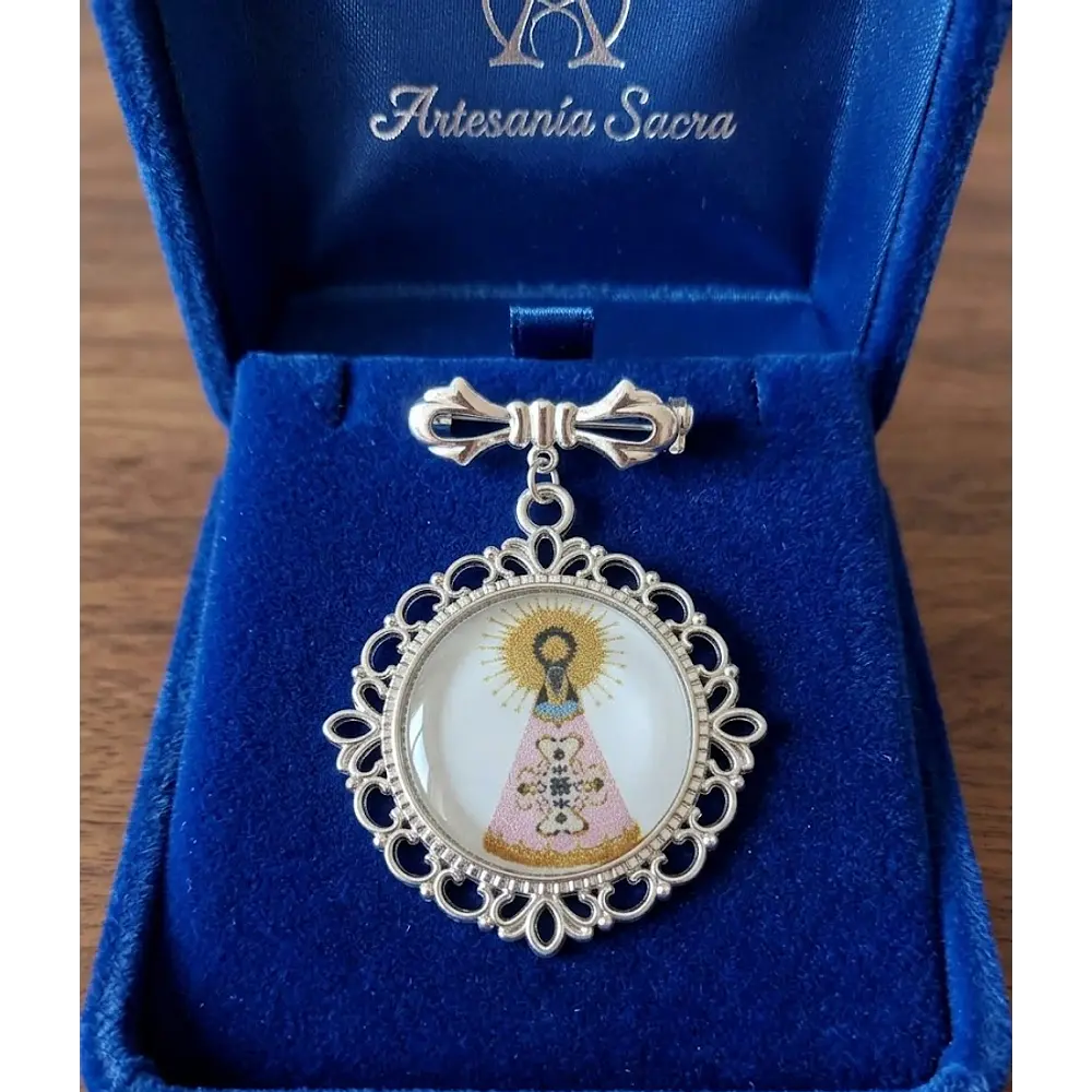 Broche Virgen del Pilar - Recuerdo Artesano de Zaragoza