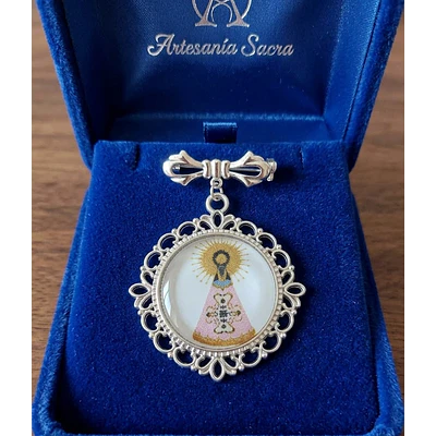 Broche Virgen del Pilar - Recuerdo Artesano de Zaragoza