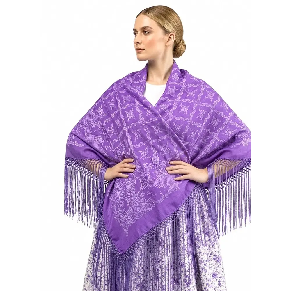 Pañuelo regional baturra rayon poliester 140 cms Nuevos Tonos