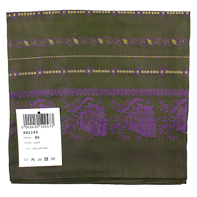 Pañuelo Coronario de Seda (85 cm) – Réplica Artesanal de Indumentaria Tradicional