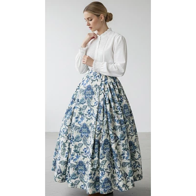 Falda baturra huertana Regional Turquesa 42-44
