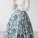 Falda baturra huertana Regional Turquesa 42-44