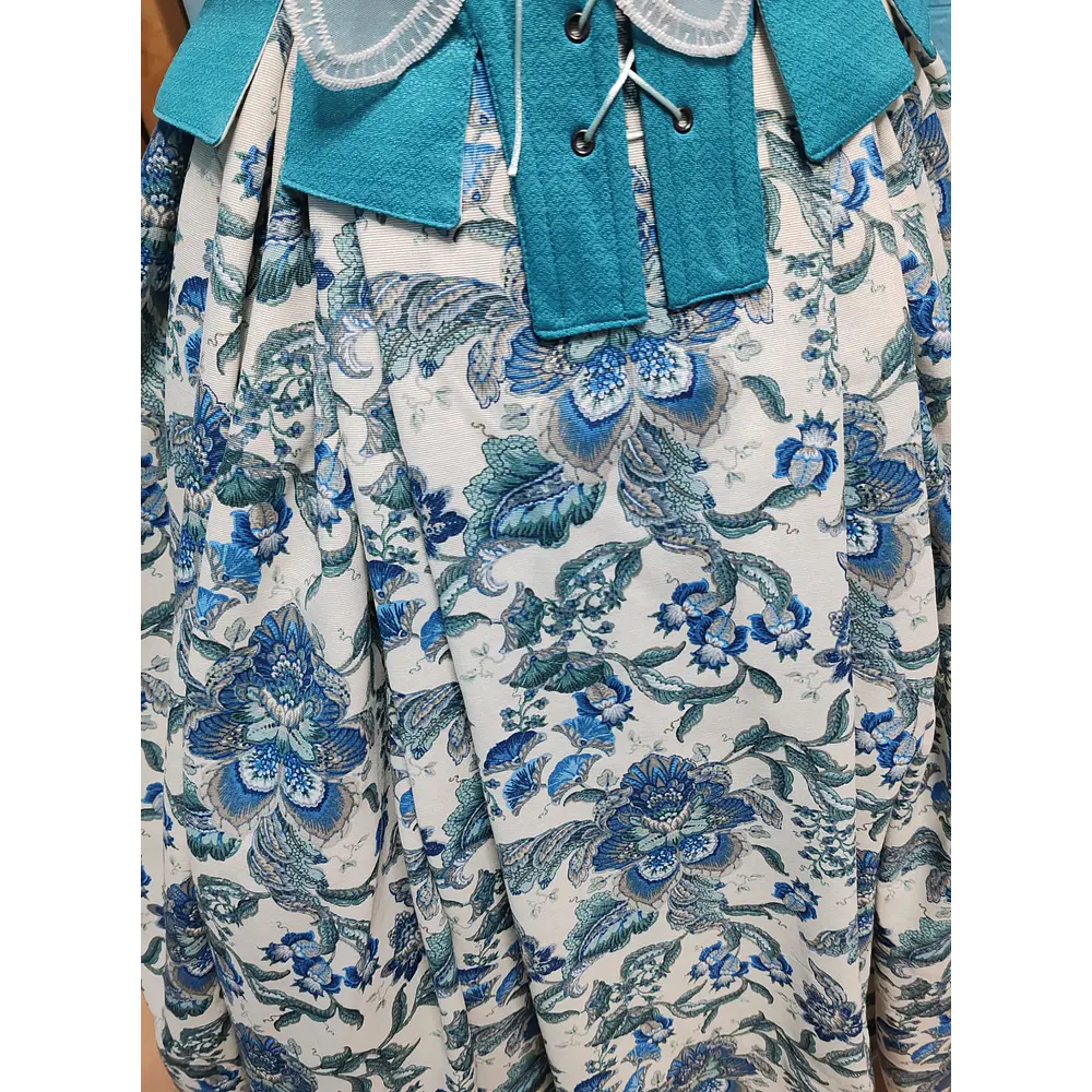 Falda baturra huertana Regional Turquesa 42-44