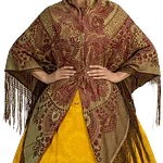 Mantón Adamascado Floral Tradicional - Calidad y Estilo Regional varios tonos 