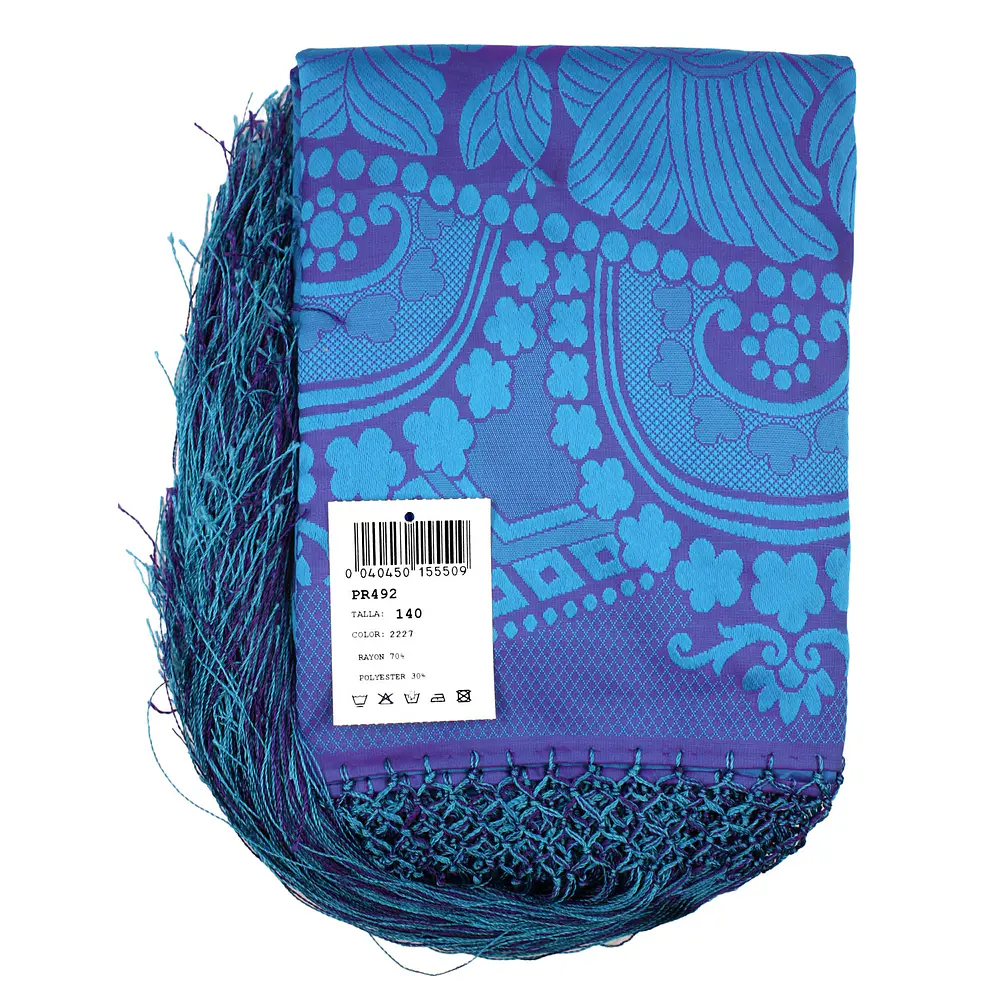 Mantón Adamascado Floral Tradicional - Calidad y Estilo Regional NUEVOS TONOS