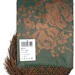 Pañuelo Mantón Regional de Seda y Algodón Estilo Tradicional 140 cms