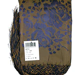 Pañuelo Mantón Regional de Seda y Algodón Estilo Tradicional 140 cms