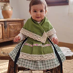 Traje baturra regional niña 4 piezas 0 meses