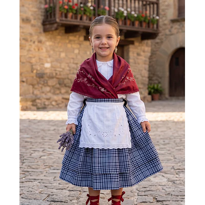 Falda Regional Niña 4-5 Años | Labradora, Gran Vuelo y Lorza