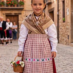 Delantal Regional Baturra Niña 37 cm | Algodón y Bolillo