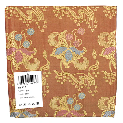Pañuelo de Seda Espolinada 90 cm – Indumentaria Popular de Categoría Superior