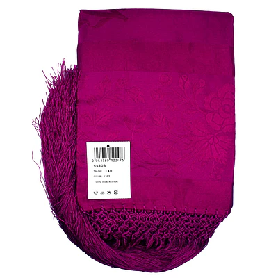 Mantón de Seda Natural 100% Estampado Floral Artesanal M 803-NUEVO COLORIDO