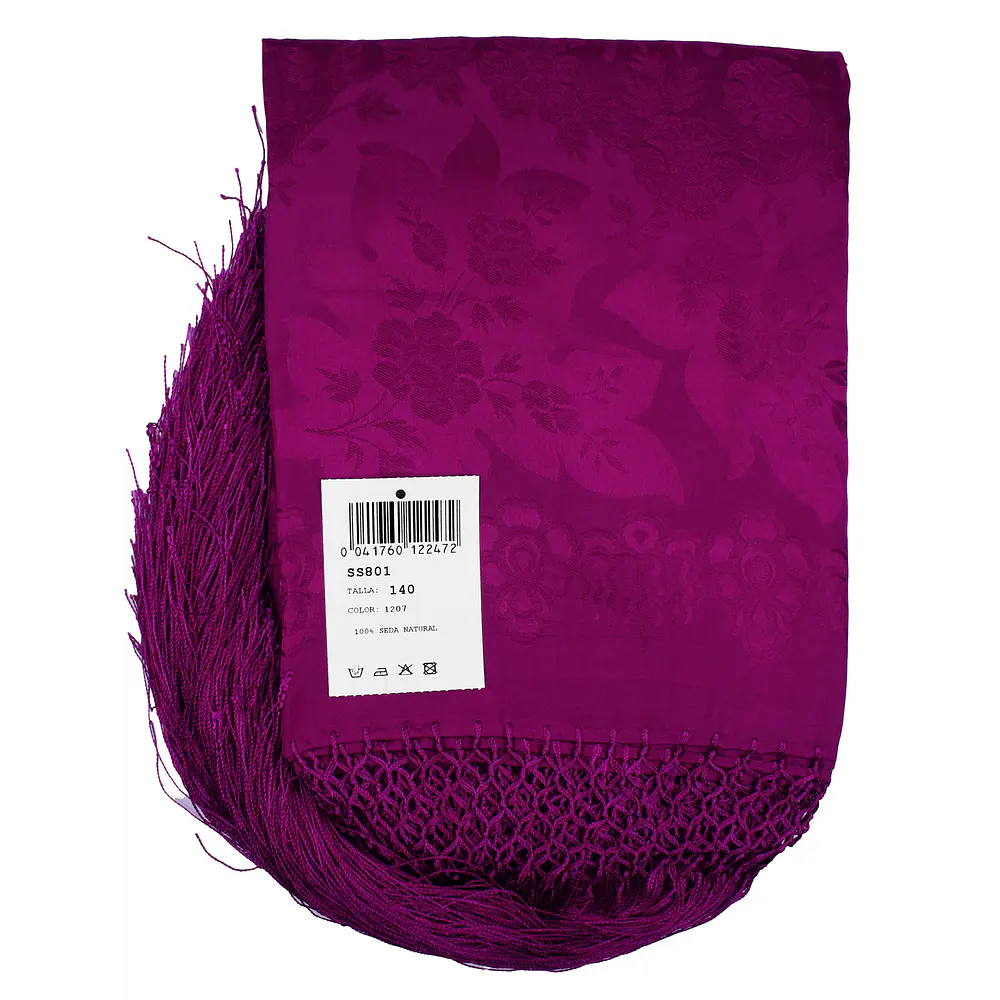Mantón de Seda Natural – Réplica de Mantón Antiguo M 801