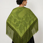Mantón de Seda Natural – Réplica de Mantón Antiguo M 801 NUEVOS TONOS 