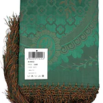 Mantón Regional Tradicional 140x140 cm en Seda y Algodón con Flecos