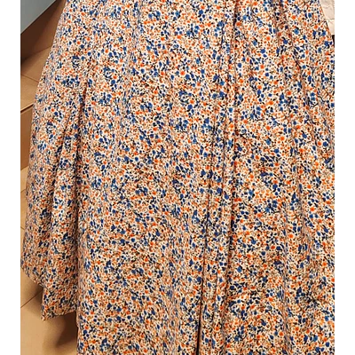  Falda Regional de Flores para Traje Tradicional de Mujer T 44/46
