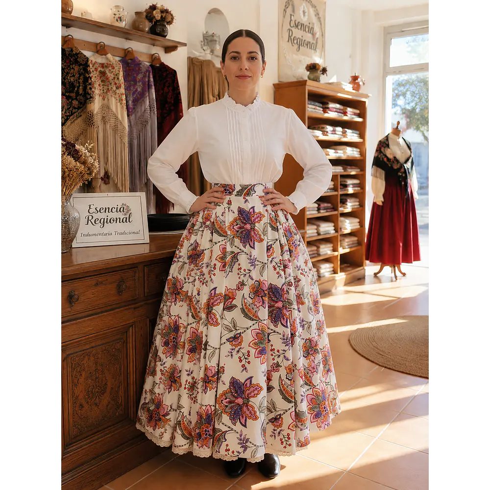 Conjunto regional de corpiño y falda Talla 38-40 |Indumentaria Aragonesa