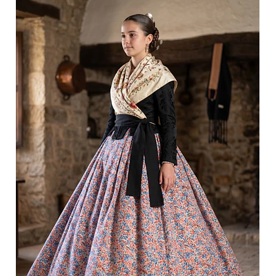 Falda de Baturra Estampado Floral- Talla 38/40