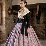 Falda de Baturra Estampado Floral- Talla 38/40