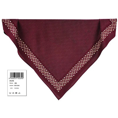Pañuelo Regional Estampado de Viscosa 90x90 cm