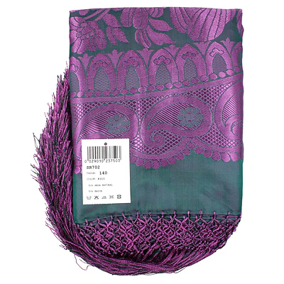 Pañuelo Mantón de Seda con Flecos (140 cm) - Reproducción Antigua  SR 702