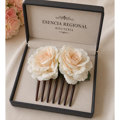 peineta carey beige regional
