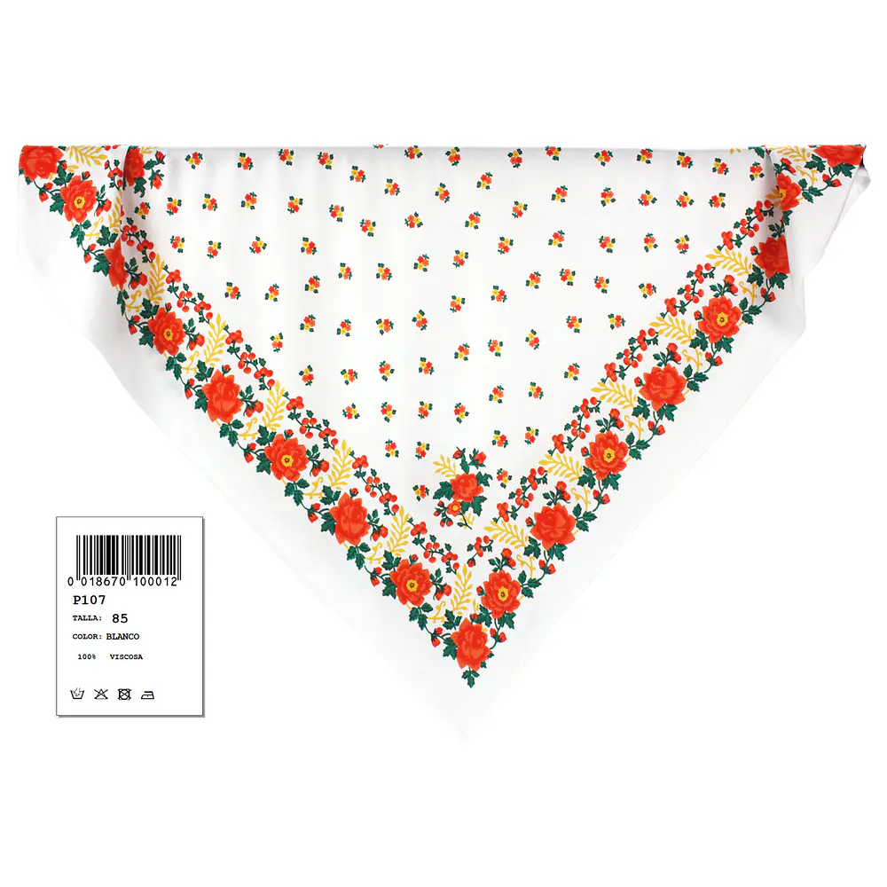PAÑUELO REGIONAL  VISCOSA  85 CMS CABEZA O TALLE