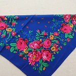 Traje de Baturra para Niña (9 a 12 meses) - Conjunto 4 Piezas Tonos Azules