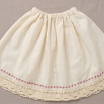 Traje de Baturra para Niña (9 a 12 meses) - Conjunto 4 Piezas Tonos Azules