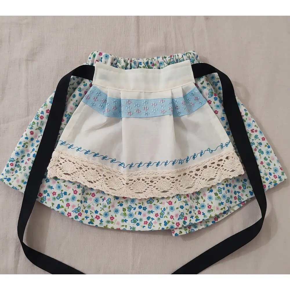 Traje de Baturra para Recién Nacida (0 a 3 meses) - Conjunto 4 Piezas Tonos Claros