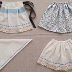 Traje de Baturra para Recién Nacida (0 a 3 meses) - Conjunto 4 Piezas Tonos Claros