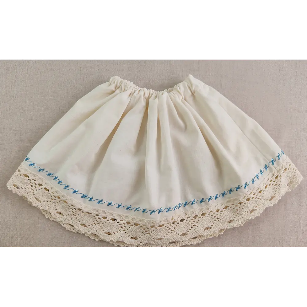 Traje de Baturra para Recién Nacida (0 a 3 meses) - Conjunto 4 Piezas Tonos Claros