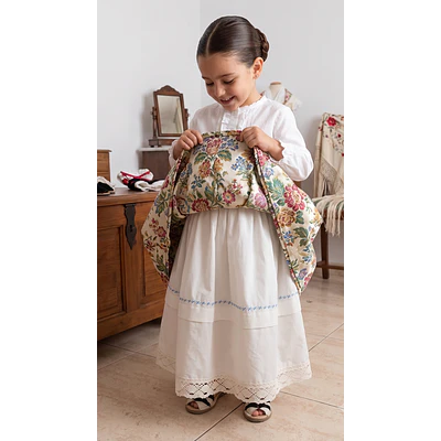 Enagua de Baturra para Niña (5 a 7 años) - Gran Vuelo y Adaptable