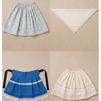 Traje de Baturra para Bebé (0-6 meses) - Conjunto 4 Piezas "Crecedero" Azul