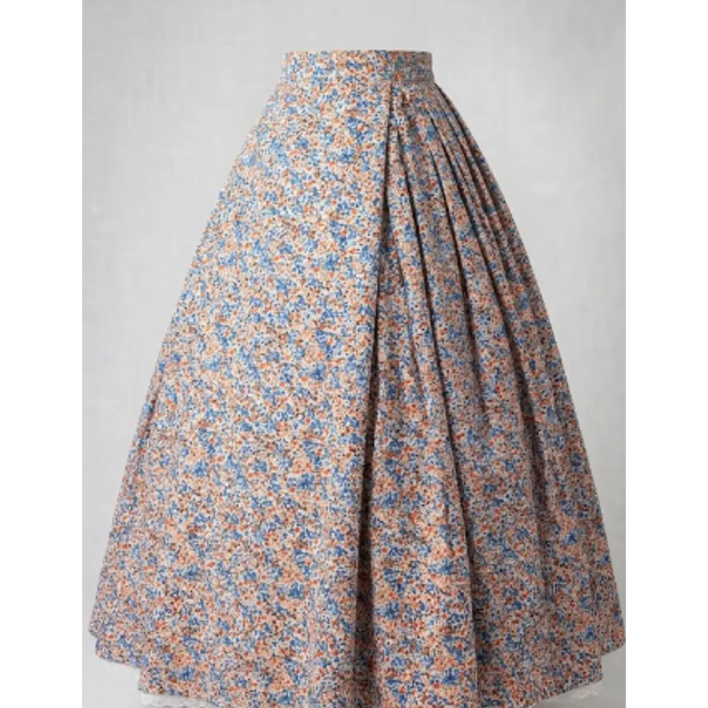 Falda de Baturra Floral con Gran Vuelo (5,60m) - Talla 42/44