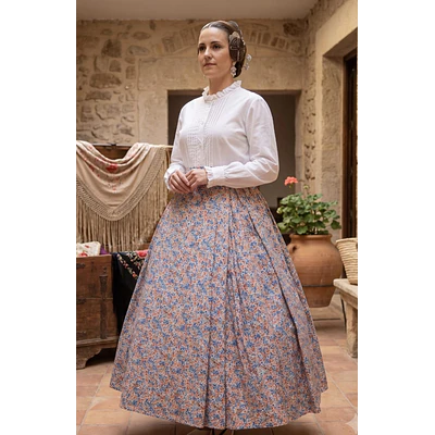 falda regional talla 44/46 mod.naranjas 