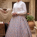 falda regional talla 44/46 mod.naranjas 
