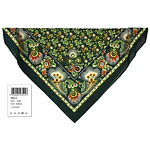 Mantón de Algodón Floral verde - Complemento Indumentaria Tradicional