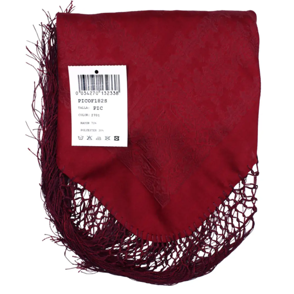 PAÑUELO PICO ADAMASCADO 90 CMS TRAJE REGIONAL BATURRA  90 CMS MOD F182S