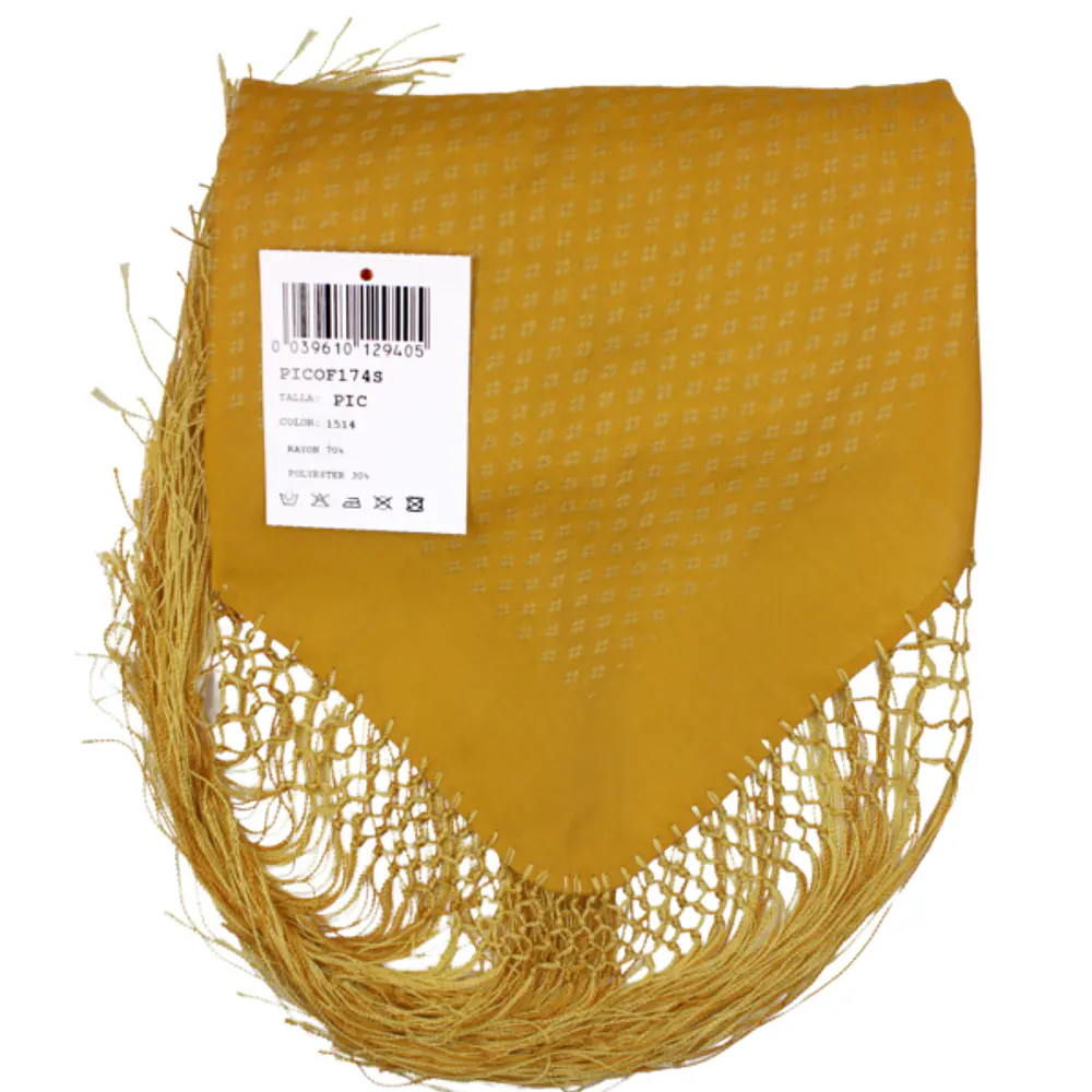 PAÑUELO PICO ADAMASCADO 90 CMS TRAJE REGIONAL BATURRA MOD F174S