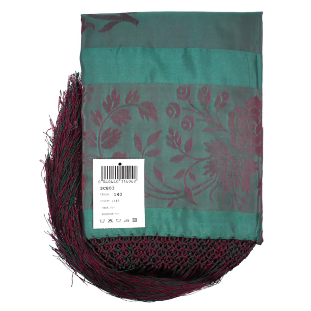 PAÑUELO SEDA ALGODON 140 CMS  CENEFA