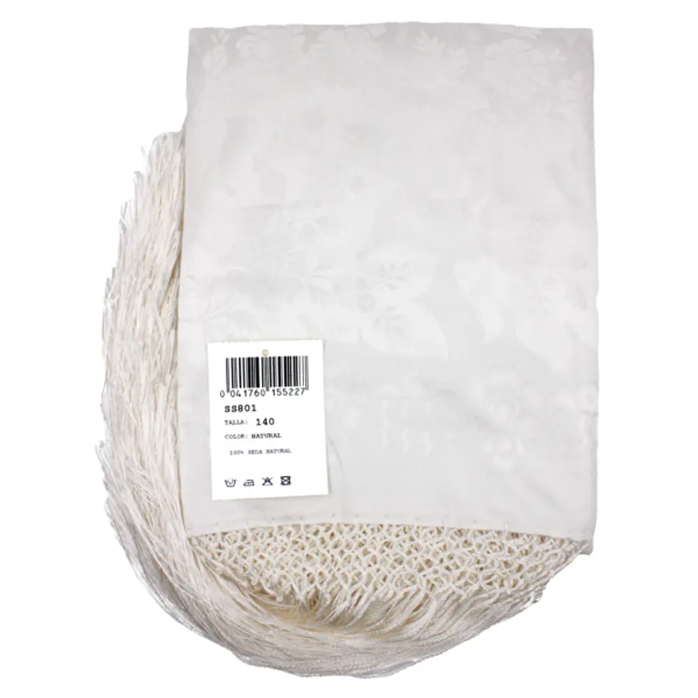 Mantón de Seda Natural – Réplica de Mantón Antiguo M 801 NUEVOS TONOS 