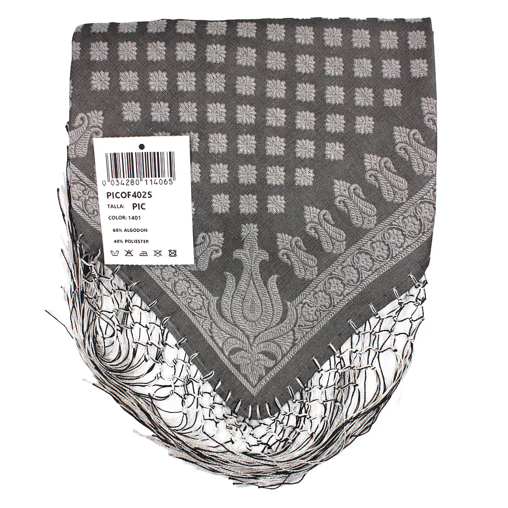 PAÑUELO PICO ADAMASCADO 90 CMS TRAJE REGIONAL BATURRA  90  CMS ALGODON POLIESTER VARIOS COLORES