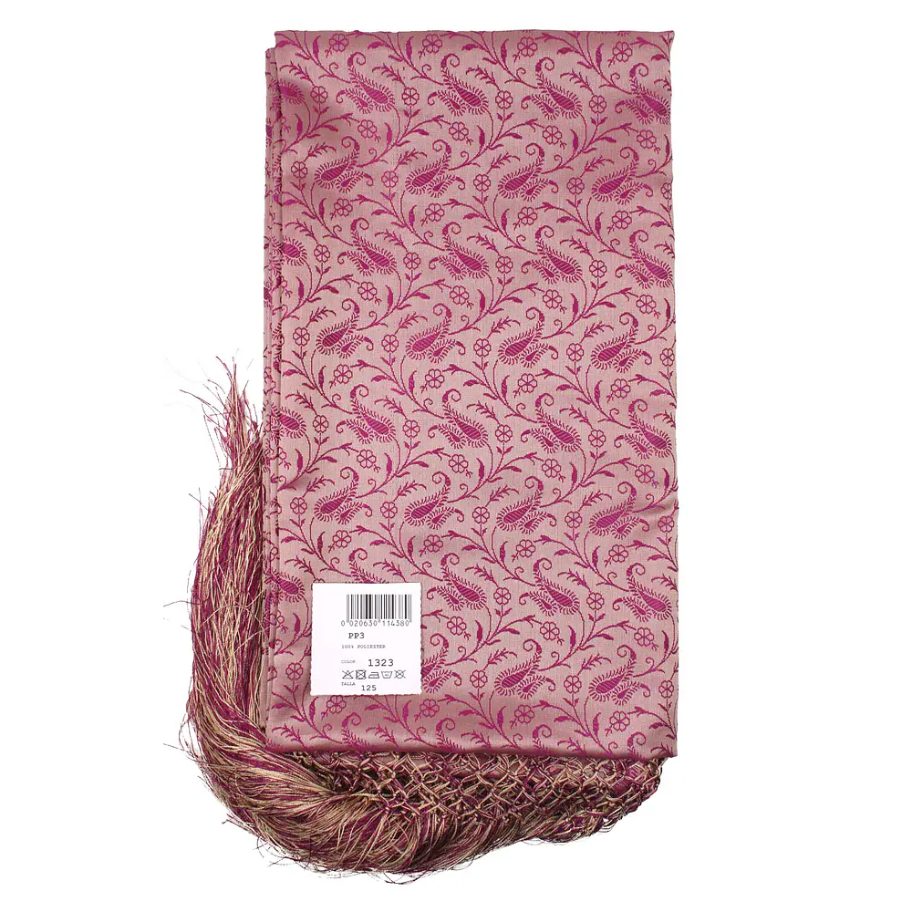 Mantón Adamascado Tradicional 125x125 cm – Estilo Siglo XIX con  mod pp3