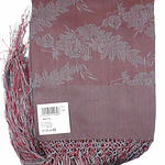 Mantón Regional 140x140 cm  Algodón con Fleco Trenzado a Mano