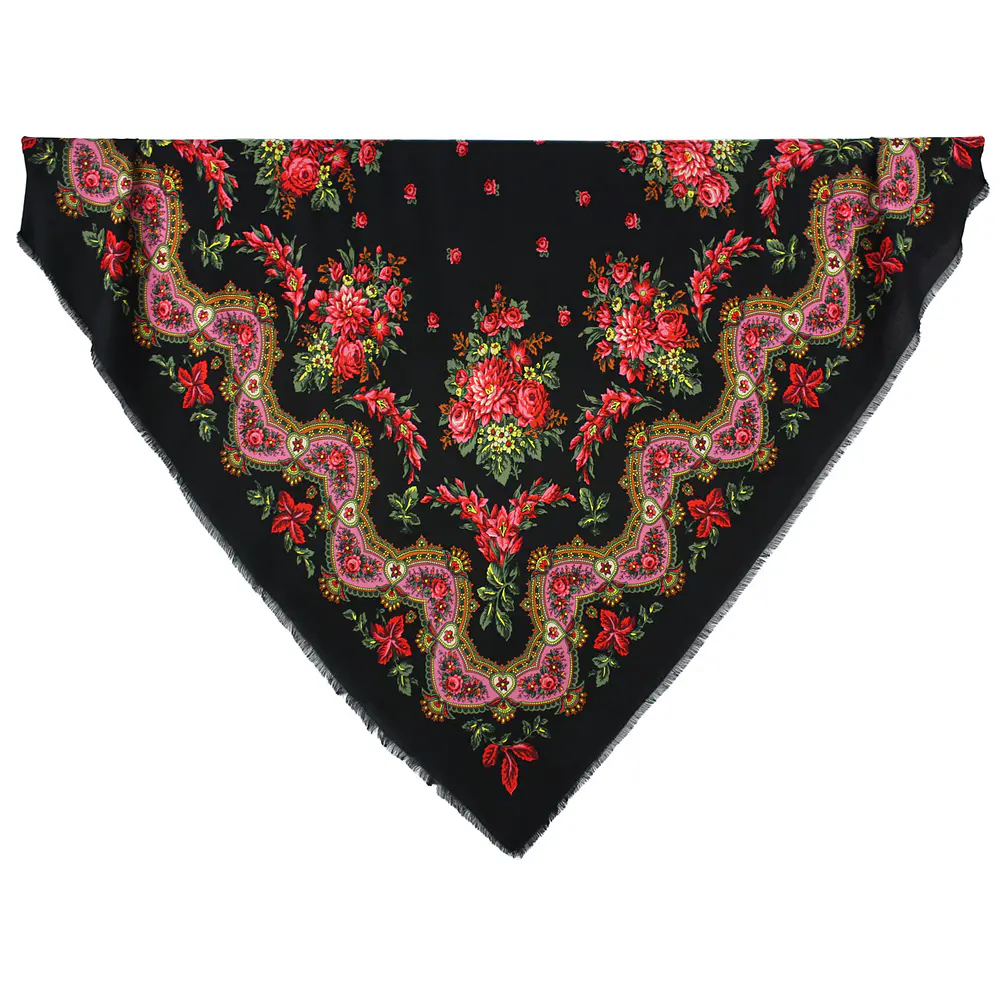 Mantón de Merino 100% Fibra para Traje Regional | 160 cm