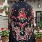 Mantón de Merino 100% Fibra para Traje Regional | 160 cm