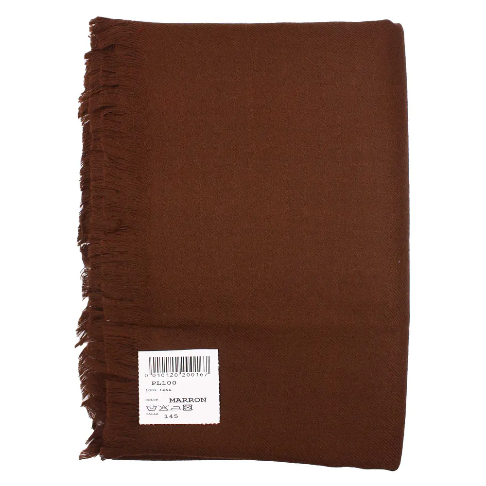  PAÑUELO DE LANA LISO 145 cm NOVEDAD