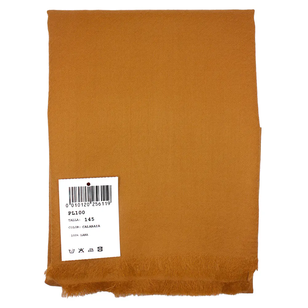  PAÑUELO DE LANA LISO 145 cm NOVEDAD